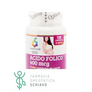Optima Colors of Life Folic Acid Pregnancy Supplement 120 Tablets