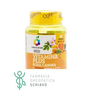 Optima Colors of Life Vitamin C With Plus Rosa Canina Immune Defense Supplement 60 Capsules