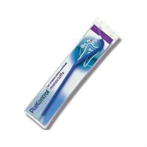 Plakkocontroll single tuft toothbrush single piece
