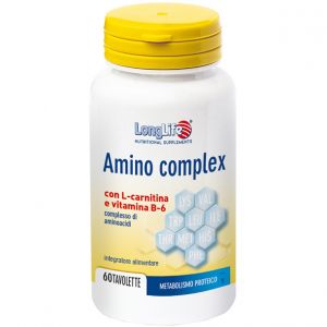 LongLife Amino Complex Whey Protein Supplement 60 Tablets
