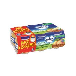 Mellin Omogeneizzato Di Frutta Pera 6x100 g