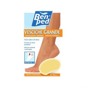 Benped Blisters Shock Absorbing Pad For Heel And Hand Large Size 60x40 mm 5 Pieces