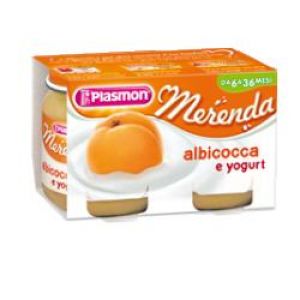 Plasmon Homogenized Yogurt Apricot 2 Jars of 120 g