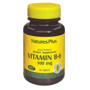 Nature's Plus Vitamina B6 Integratore di Piridossina 90 Tavolette
