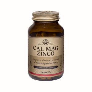 Solgar Cal Mag Zinc 100 Tablets