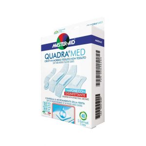 Master-aid Quadra Med Soft Non-Woven Plasters - 40 Assorted