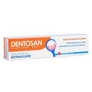 Dentosan extrafluor toothpaste with two fluoride salts 75 ml