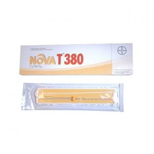 Dispositivo Intrauterino Nova T 380 In Polietilene i Spirale In Rame Superficie 380 Mmq e Anima In Argento