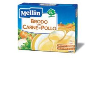 Broth With Chicken Meat Mellin 10 Sachets Of 5g