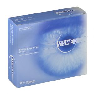 Vismed Lubricant Eye Drops 20 Single Dose product