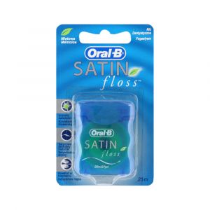 Oral-b Satin Floss Dental Floss Mint 25m