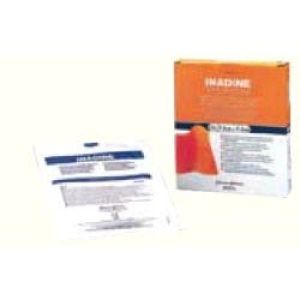 Medicazione Non Aderente Allo Iodio-povidone Inadine Misura 9,5x9,5 10 Pezzi