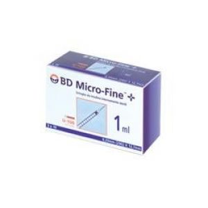BD Micro fine Insulin Syringe 1ml 29g 7mm 30pcs