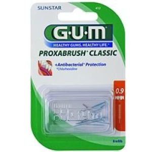 Gum proxabrush classic 412 ultrafine cylindrical interdental brush 8 pieces