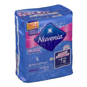 Nuvenia Notte Ultra Thin Pads With Wings 10 Pieces