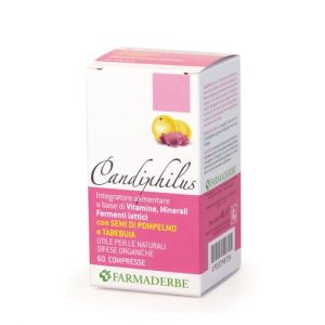 Farmaderbe candiphilus food supplement 60 tablets