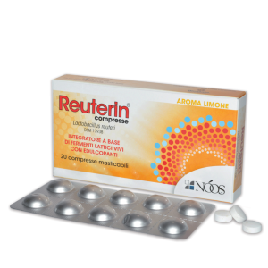 Reuterin Compresse Integratore Di Fermenti Lattici Vivi 20 Compresse Masticabili