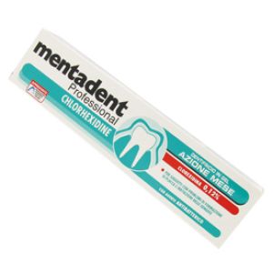 Mentadent professional toothpaste with chlorhexedine 0.12% tube