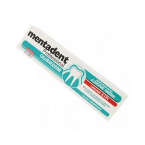 Mentadent professional toothpaste with chlorhexedine 0,24% tube