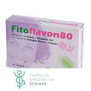Fitoflavon 80 calcium and vitamin d3 food supplement 30 capsules