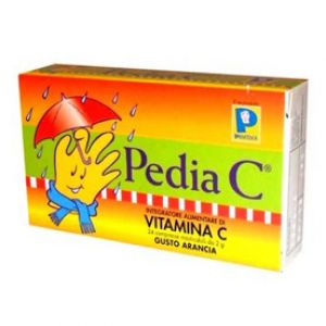 Pedia C Orange Flavor Supplement 24 Tablets