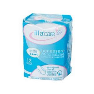 Illa care pads notet hypoallergenic with wings 12 pieces