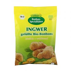 Monte Grappa Bonbons Organic Ginger 100g 18 Pieces