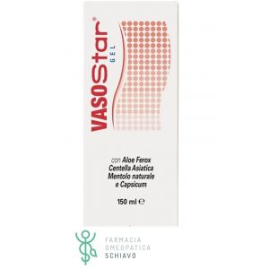 Vasostar Gel For The Treatment Of Swollen And Heavy Legs 150ml