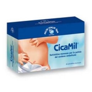 Cicamil Salviettine Monouso Pulizia Cordone Ombellicale 30 Pezzi