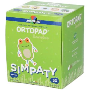 Ortopad Cotton Simpaty Cerotto Occlusore Autoadesivo Fantasia per Ambliopia e Strabismo Misura M 50 Pezzi