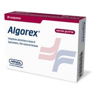 Algorex Microcirculation Supplement Horse Chestnut Red Vine and Pineapple 30 Tablets