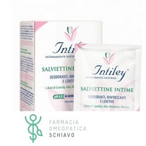 Intiley salviettine intime deodoranti rinfrescanti 10 bustine