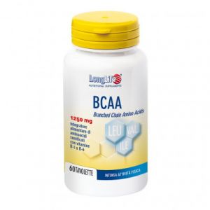 Longlife Bcaa 1250mg Food Supplement 60 Tablets