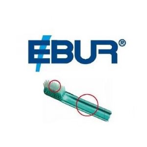 Ebur Adult Toothbrush With Bristle Caps 1 Piece