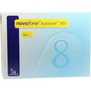 Novofine Autocover Insulin Pen Needle 30 Gauge 8mm 100pcs