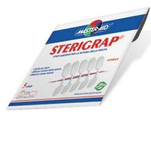Sterigrap Adhesive Strips For Suture In Polyester 7x1.3 cm 5 Pieces