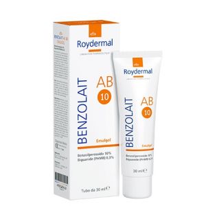 Sebum regulator/facial skin purifier benzolait ab 10 emulgel 30 ml