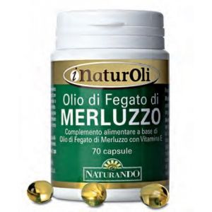 Naturando Cod Liver Oil Supplement 70 Capsules