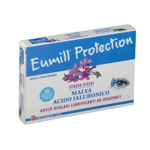 Eumill Protection Visual Stress Eye Drops 10 Single-Dose Containers