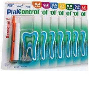 Plakkocontroll pipe cleaners 0,9mm with interchangeable handle 10 pieces