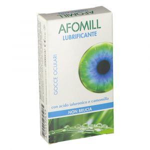 Afomill Lubricating Humectant with Hyaluronic Acid Eye Drops 10 vials of 5 ml