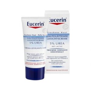 Eucerin urearepair 5% urea smoothing dry skin face cream 50ml