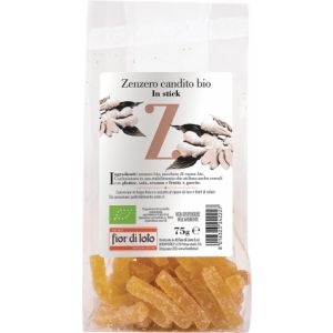 Fior Di Loto Organic Candied Ginger 75g