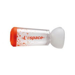 L'Espace Children's Mask Spacer Inhaler Orange 0-2 Years