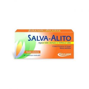 Giuliani orange flavor breath saver 30 chewable tablets