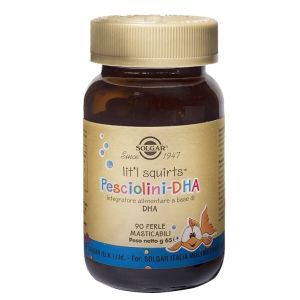 Solgar Pesciolini DHA Omega-3 Supplement 90 Chewable Pearls