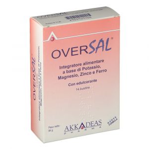 Oversal Food Supplement Of Mineral Salts 14 Sachets