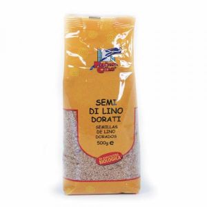 Fsc Omega3 Semi di Lino Dorati Bio Adulti Alto Contenuto di Fibra 500g