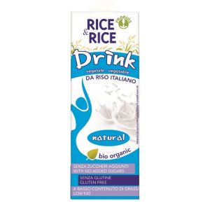 Rice&Rice Natural Rice Drink Gluten Free 1 L