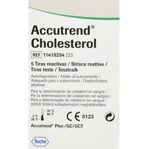 Accutrend Cholesterol Cholesterol Control 5 Test Strips